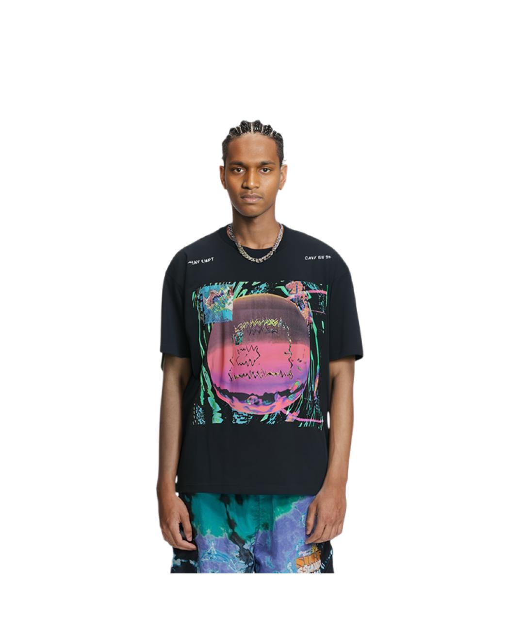 CAV EMPT Черная хлопковая футболка, фото 3