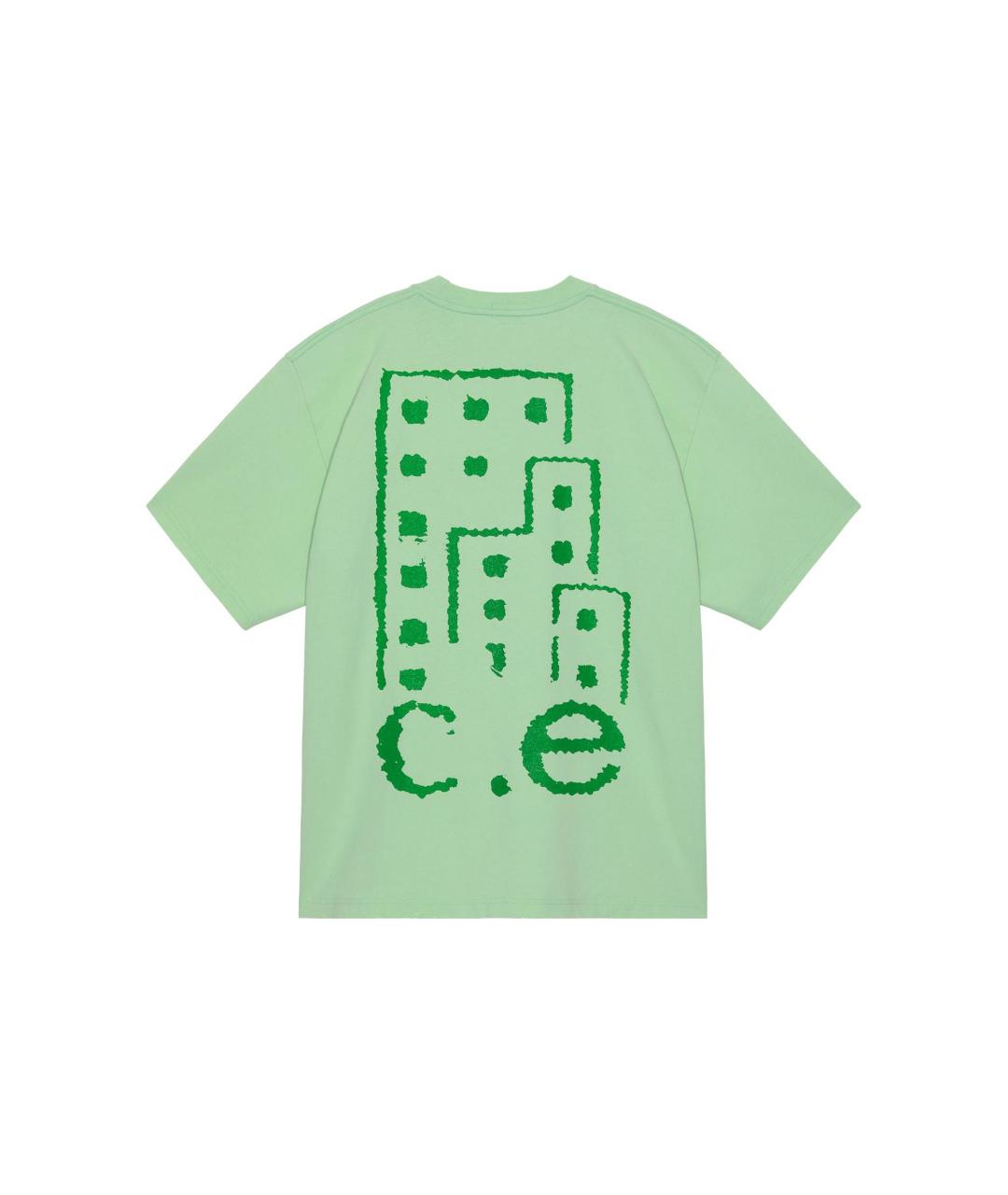 CAV EMPT Зеленая хлопковая футболка, фото 2
