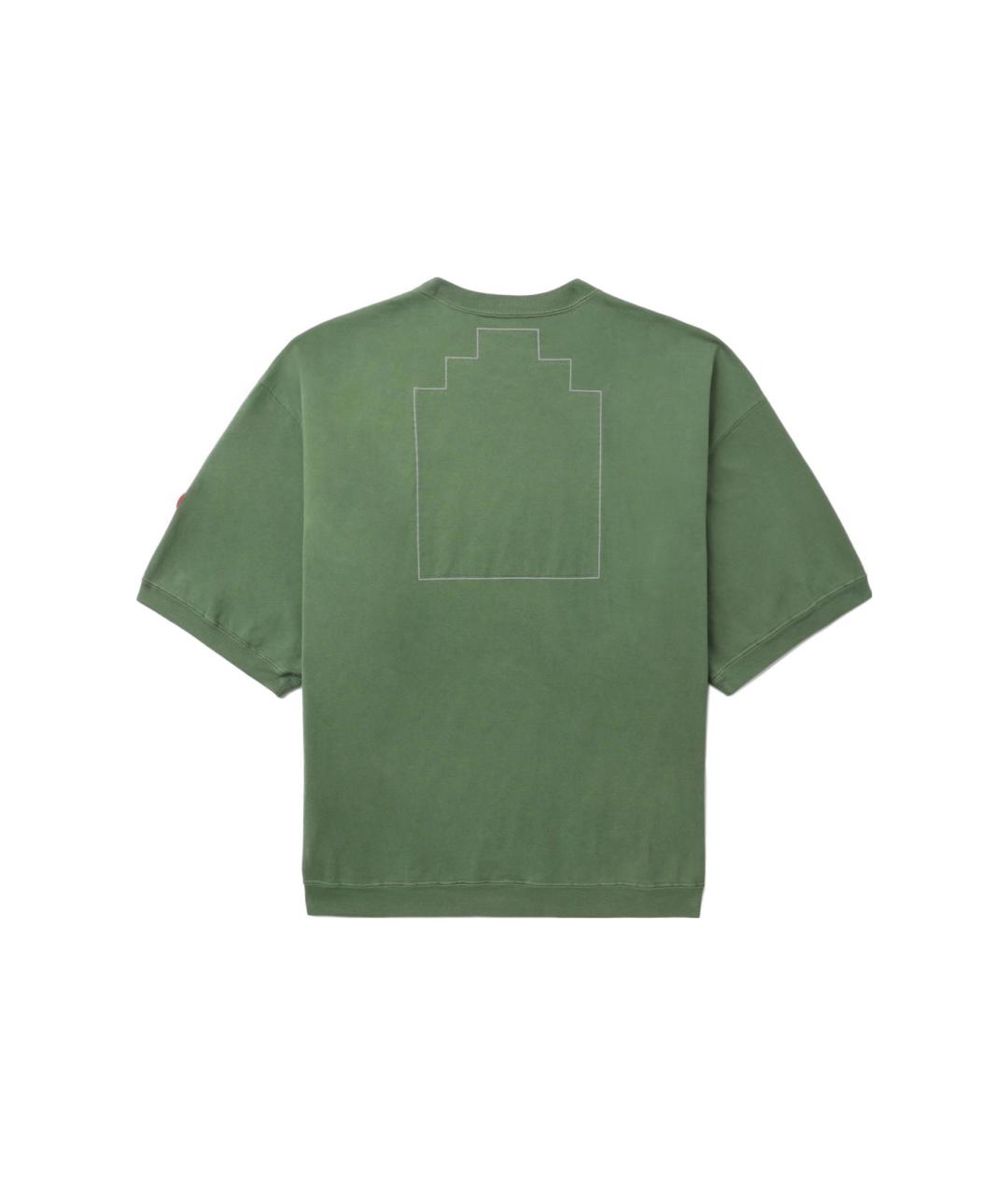 CAV EMPT Зеленая хлопковая футболка, фото 2