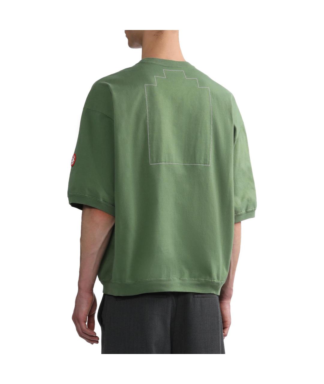 CAV EMPT Зеленая хлопковая футболка, фото 4