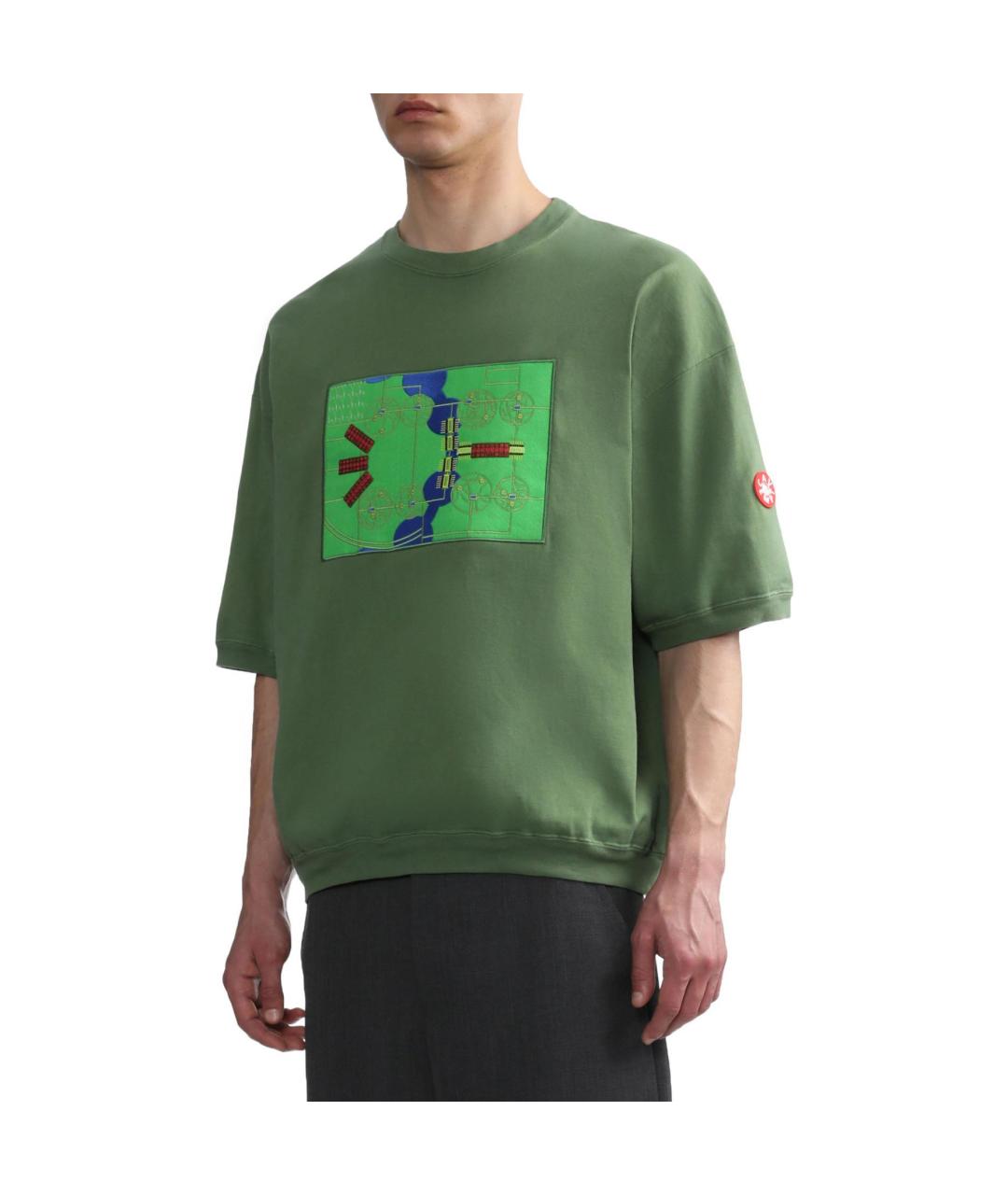 CAV EMPT Зеленая хлопковая футболка, фото 5