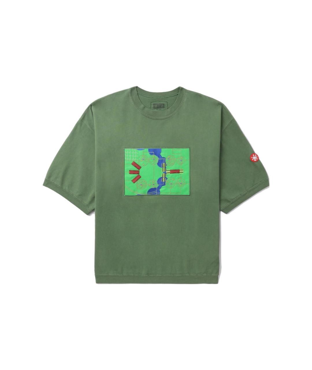 CAV EMPT Зеленая хлопковая футболка, фото 1