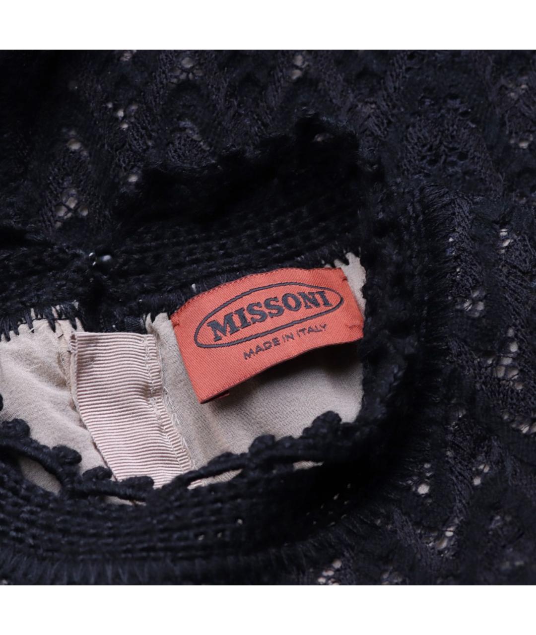 MISSONI Черное шерстяное повседневное платье, фото 3