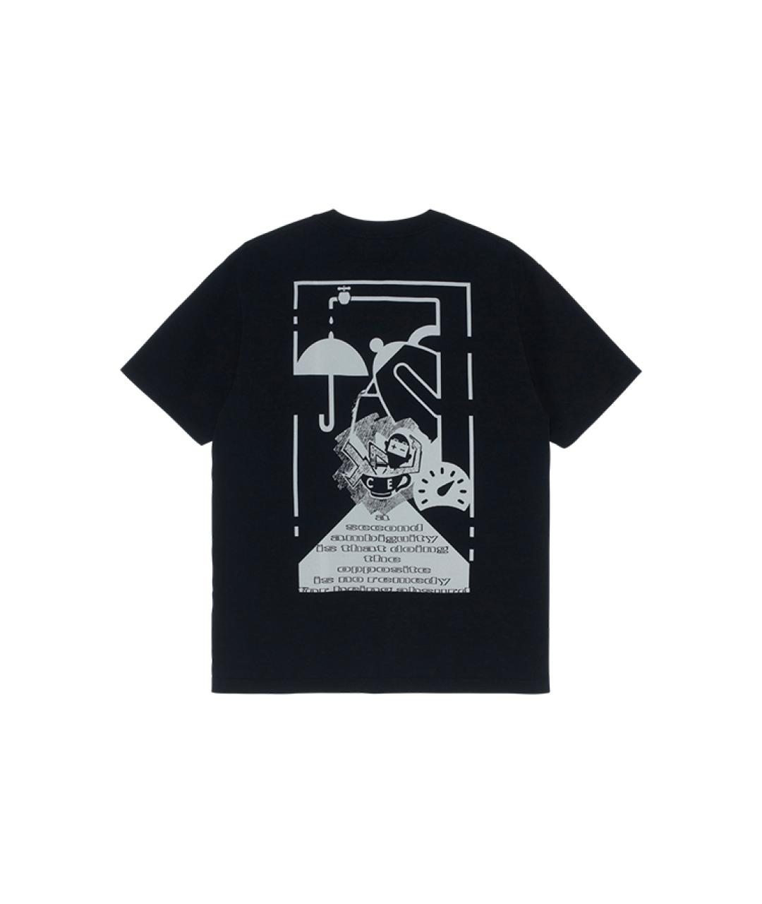 CAV EMPT Черная хлопковая футболка, фото 2