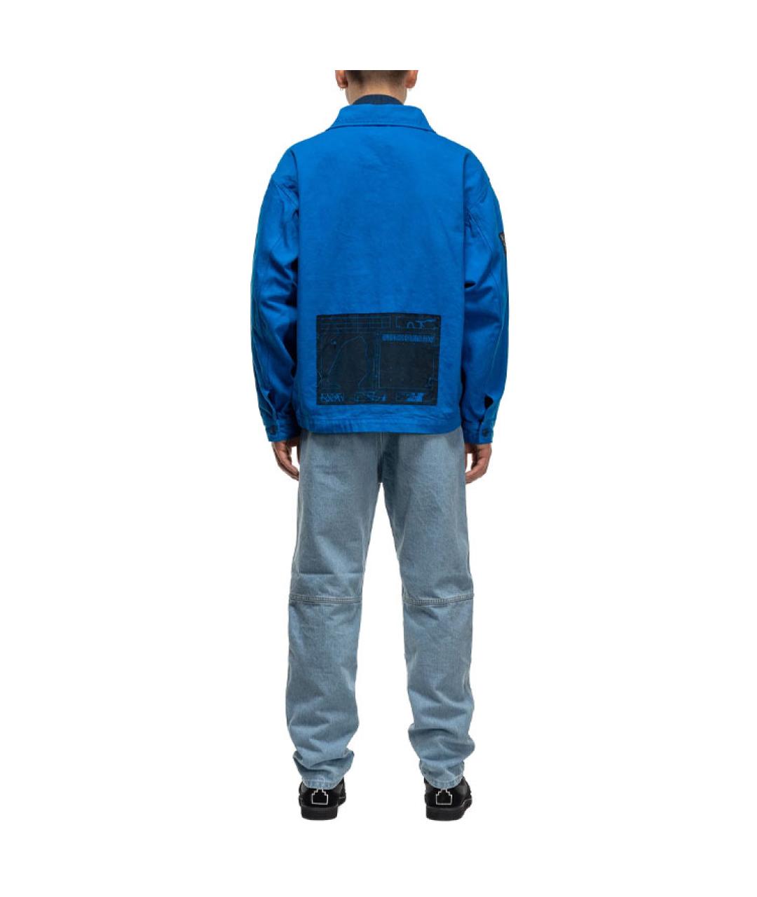 CAV EMPT Синие хлопковые прямые джинсы, фото 4