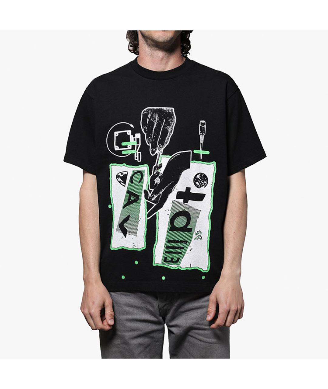 CAV EMPT Черная хлопковая футболка, фото 4