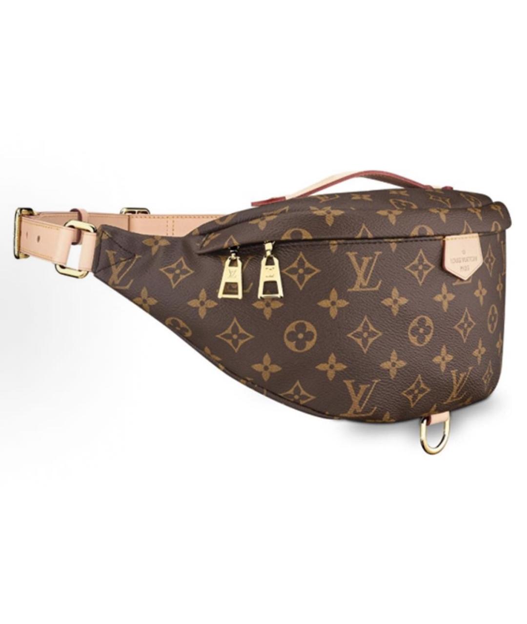 LOUIS VUITTON Коричневая сумка через плечо, фото 2