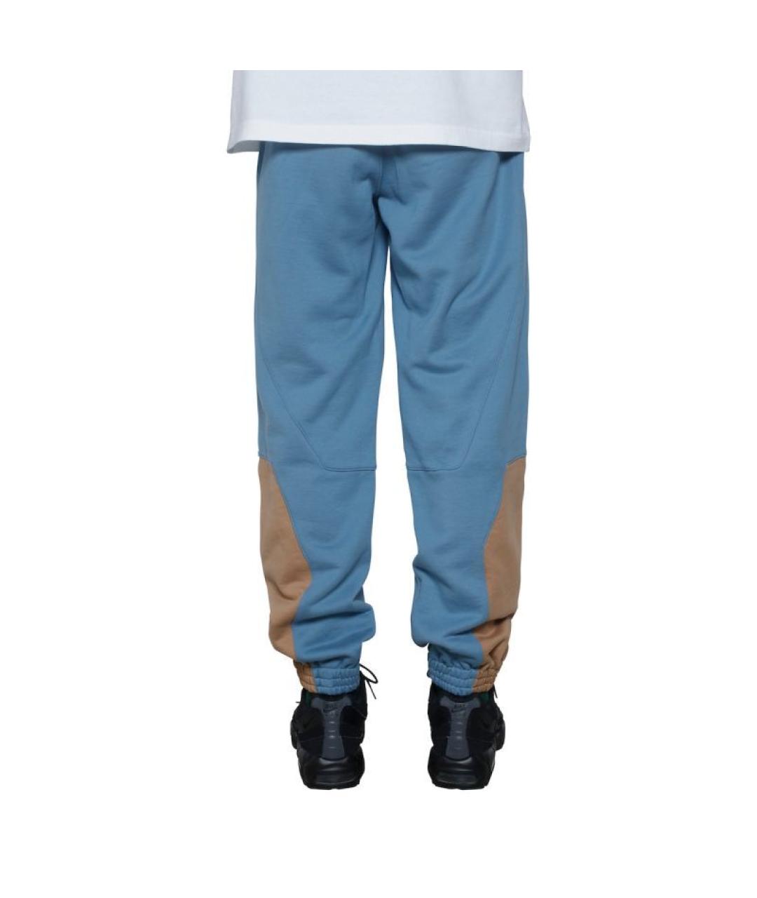 CAV EMPT Синие хлопковые прямые брюки, фото 3