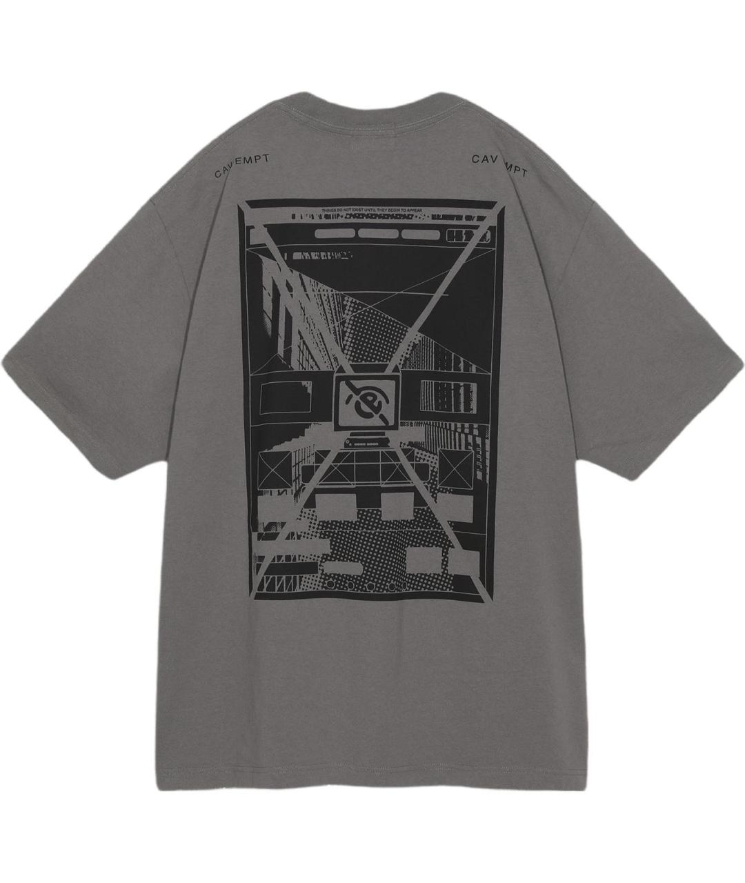 CAV EMPT Серая хлопковая футболка, фото 2