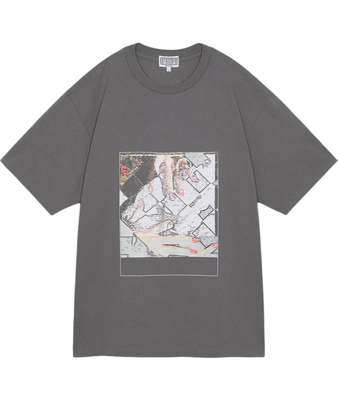 CAV EMPT Серая хлопковая футболка, фото 1
