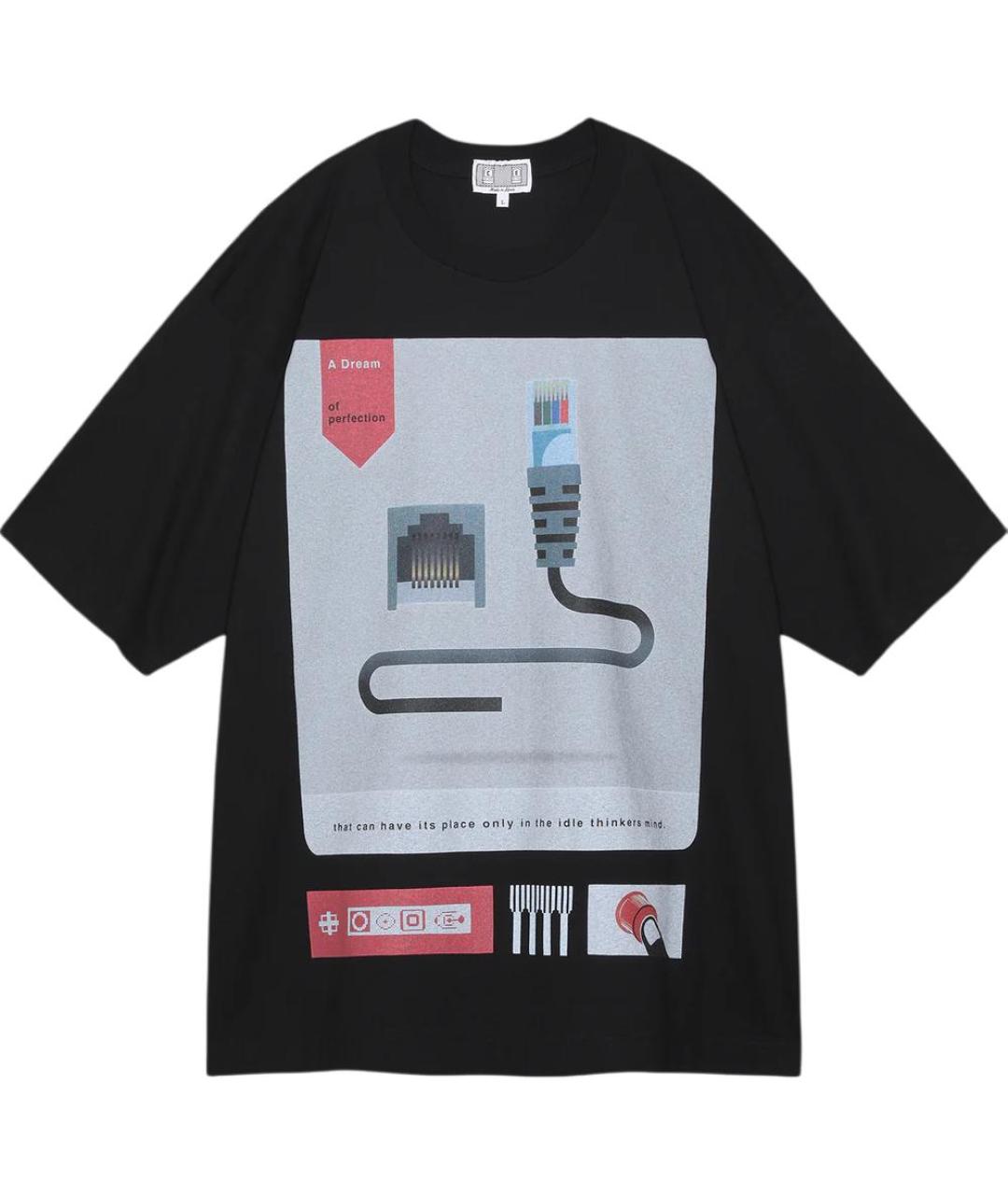CAV EMPT Черная хлопковая футболка, фото 1