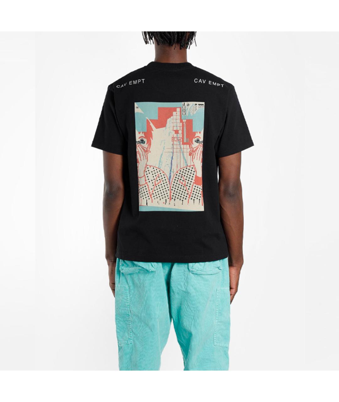 CAV EMPT Черная хлопковая футболка, фото 4
