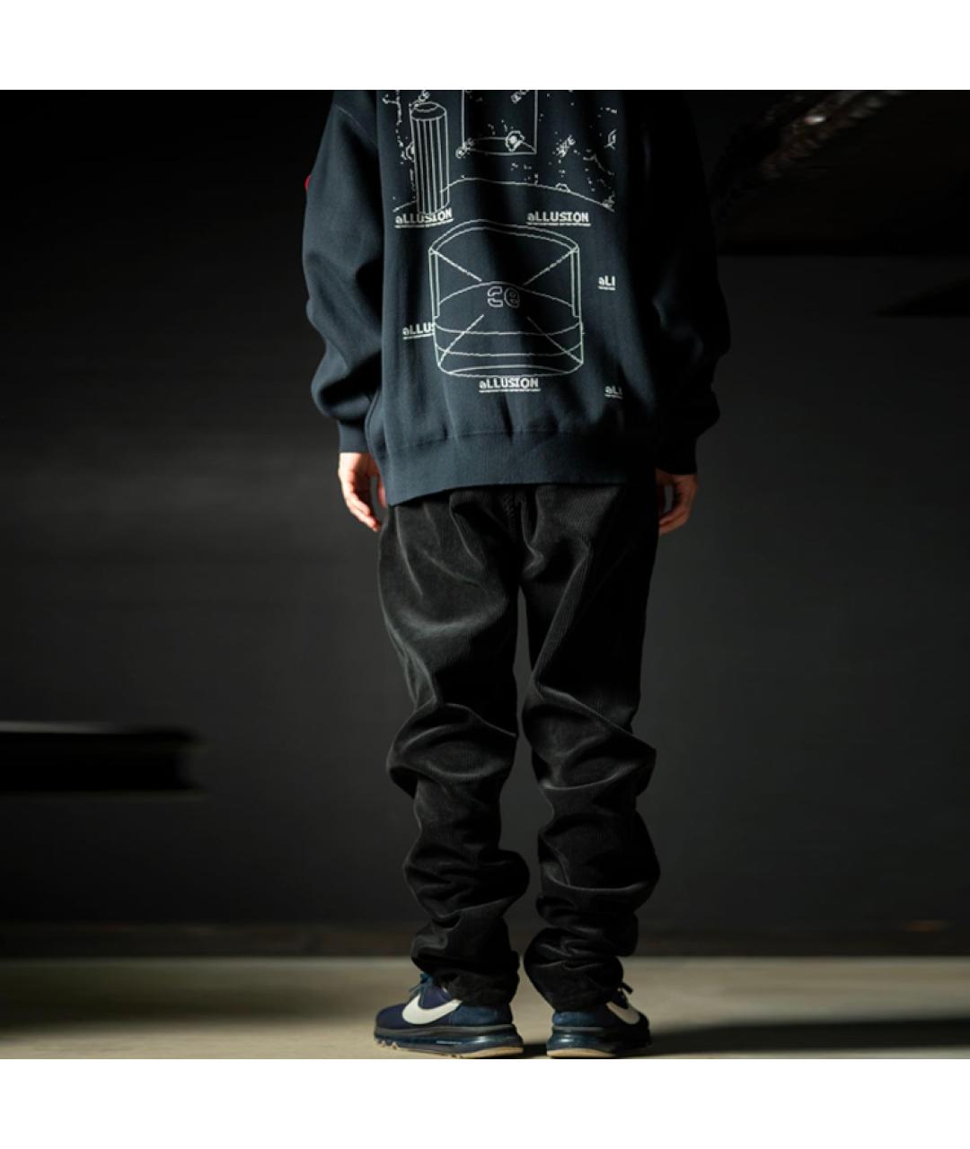 CAV EMPT Черные хлопковые повседневные брюки, фото 4