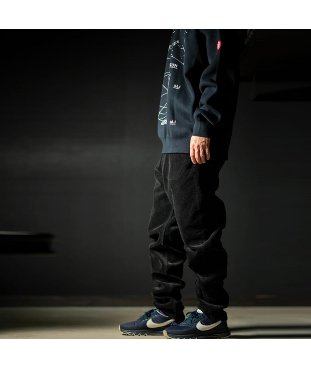 CAV EMPT Черные хлопковые повседневные брюки, фото 5