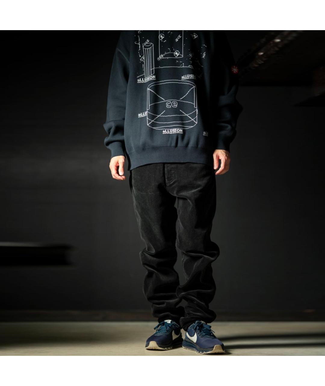 CAV EMPT Черные хлопковые повседневные брюки, фото 3