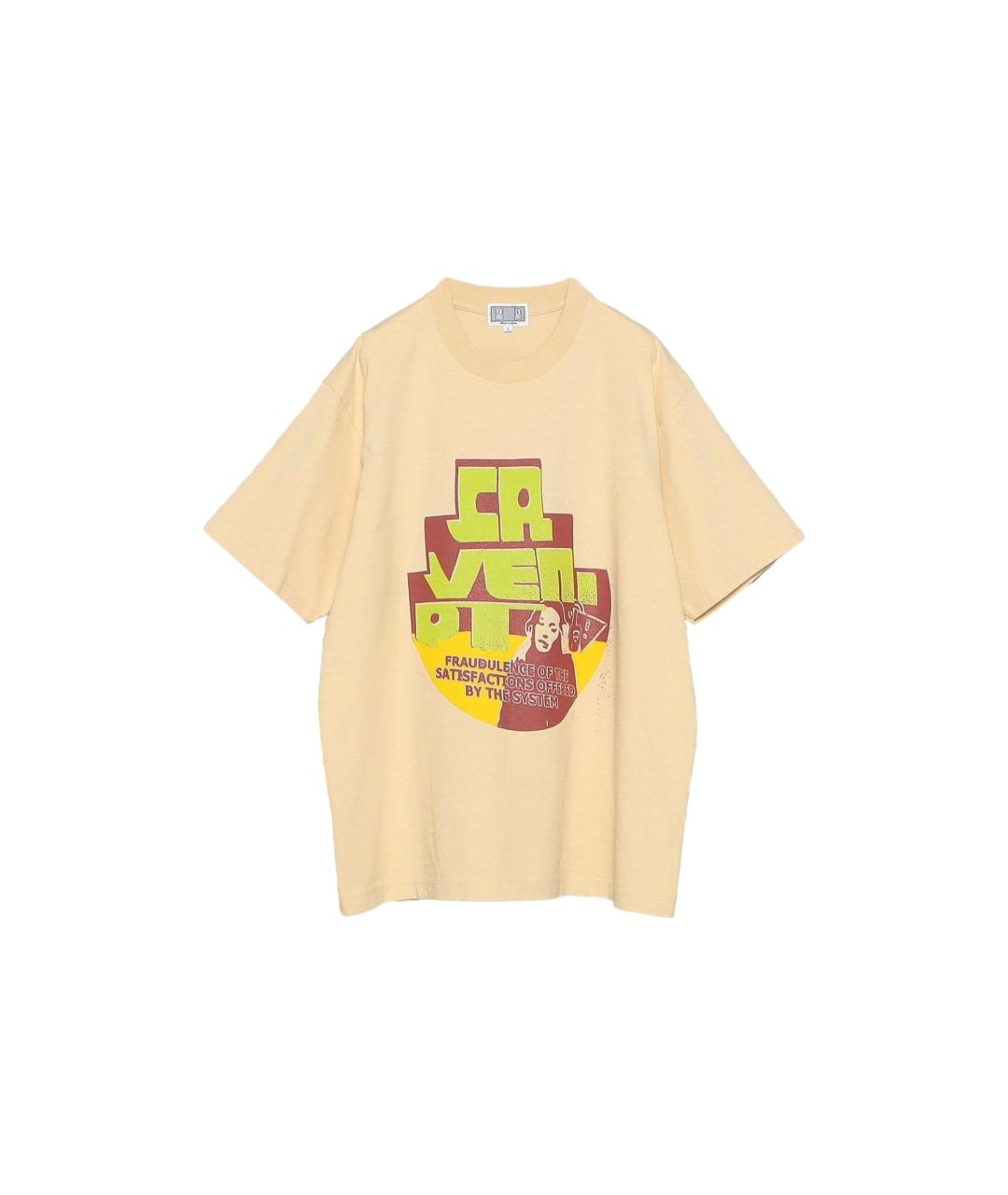 CAV EMPT Оранжевая хлопковая футболка, фото 1