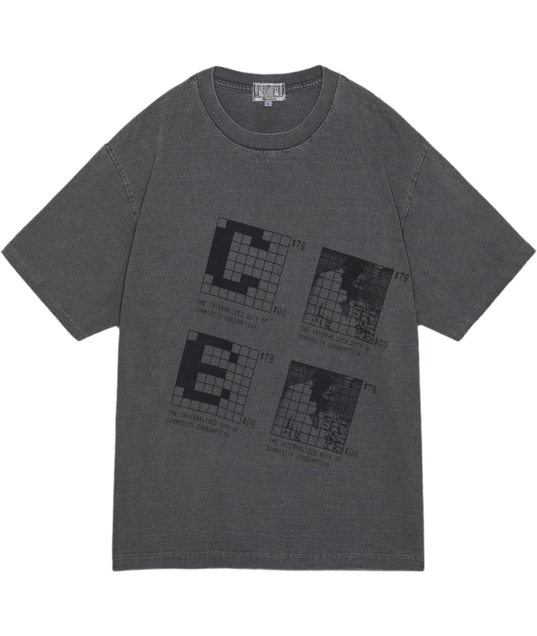 CAV EMPT Серая хлопковая футболка, фото 1