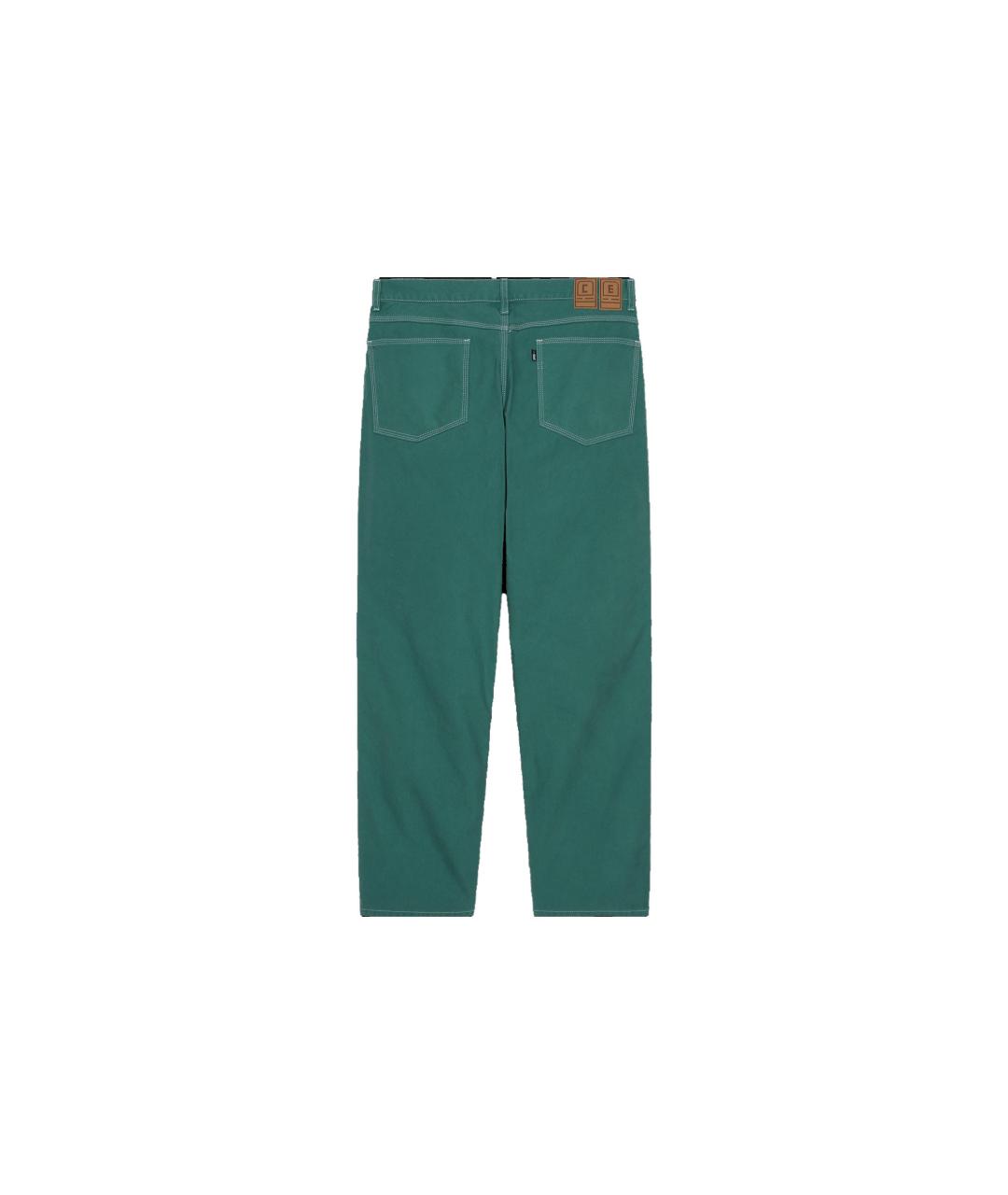 CAV EMPT Зеленые хлопковые повседневные брюки, фото 2