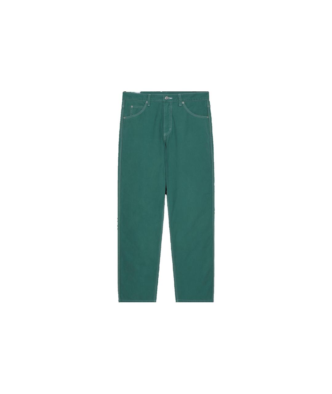 CAV EMPT Зеленые хлопковые повседневные брюки, фото 1