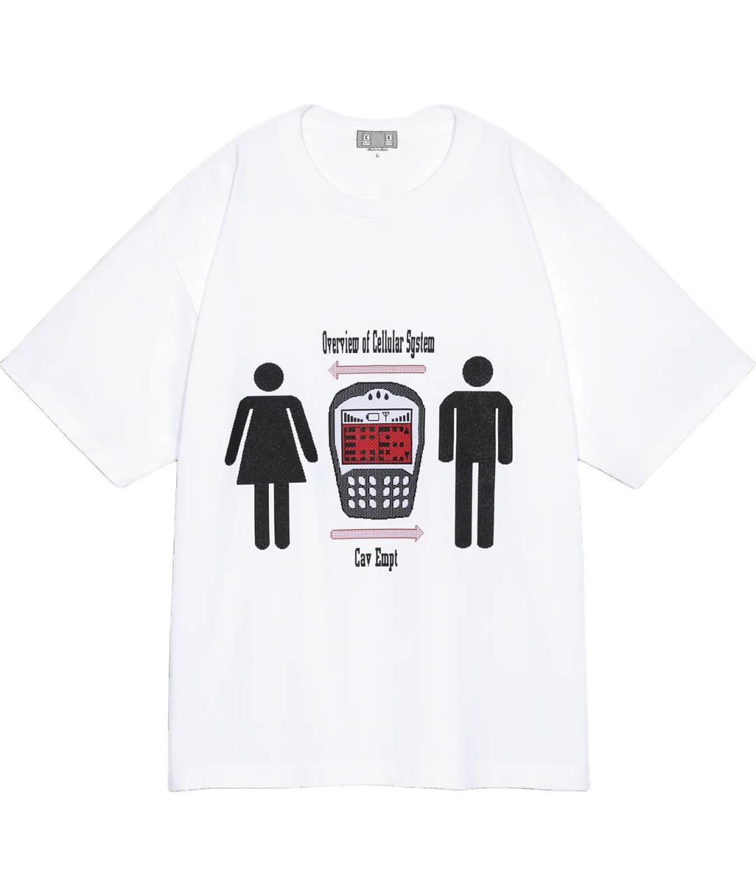 CAV EMPT Белая хлопковая футболка, фото 1