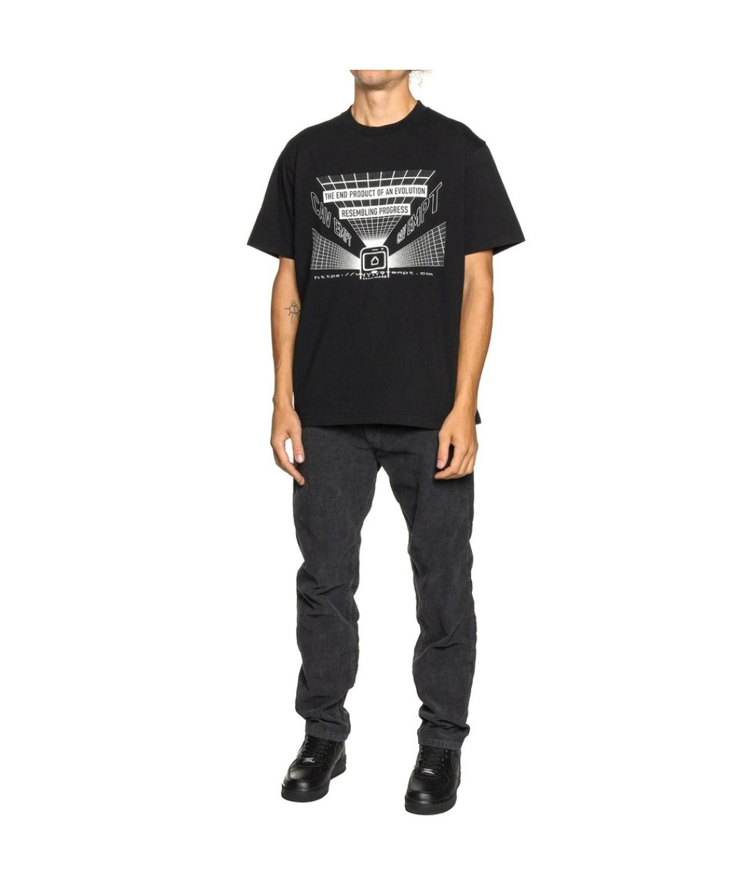 CAV EMPT Черная хлопковая футболка, фото 4