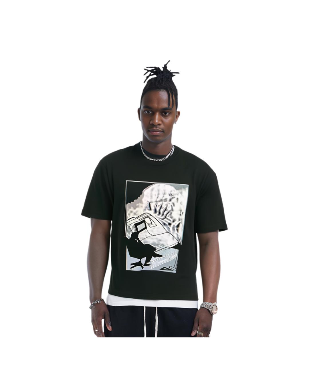 CAV EMPT Черная хлопковая футболка, фото 2
