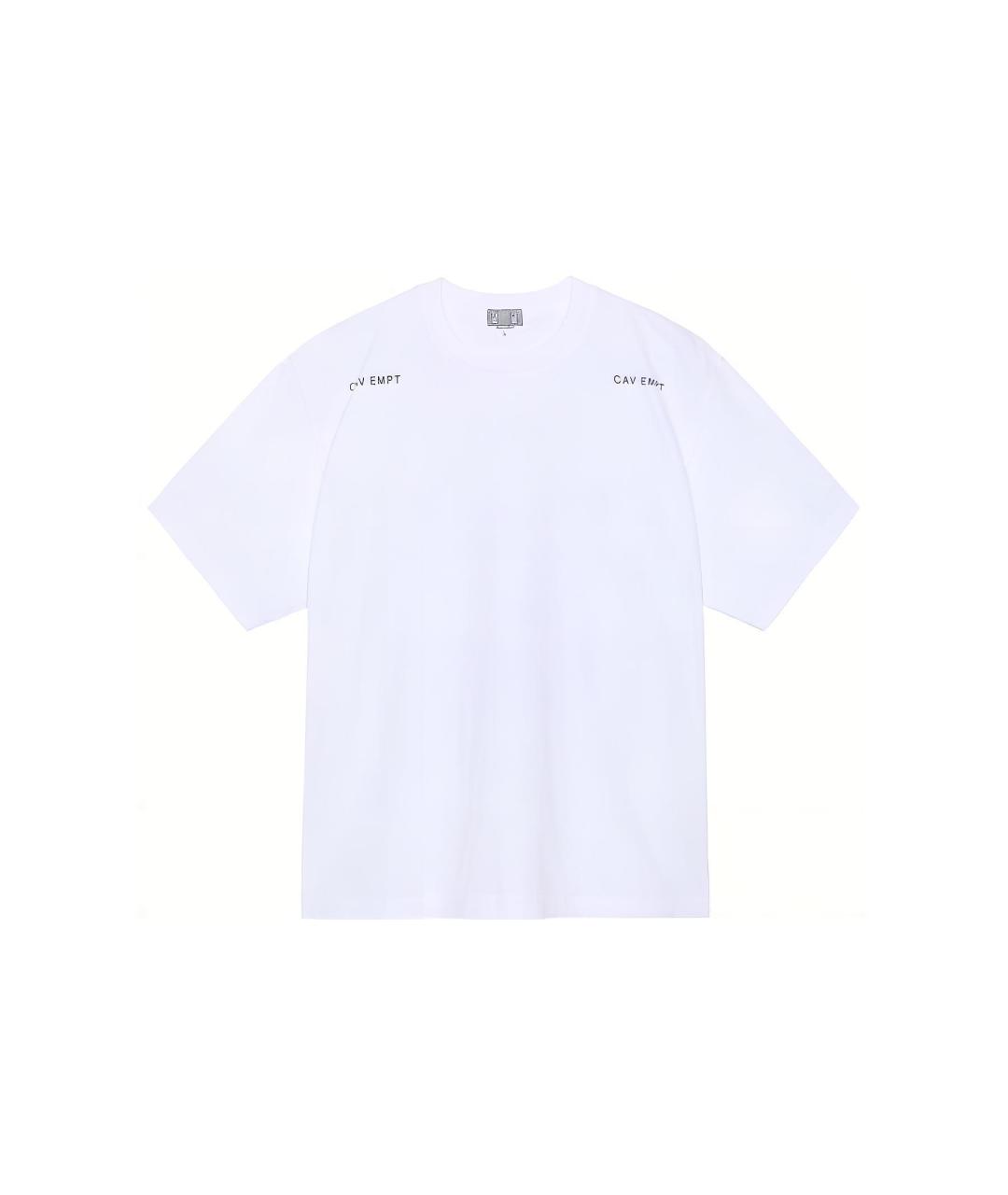 CAV EMPT Белая хлопковая футболка, фото 1