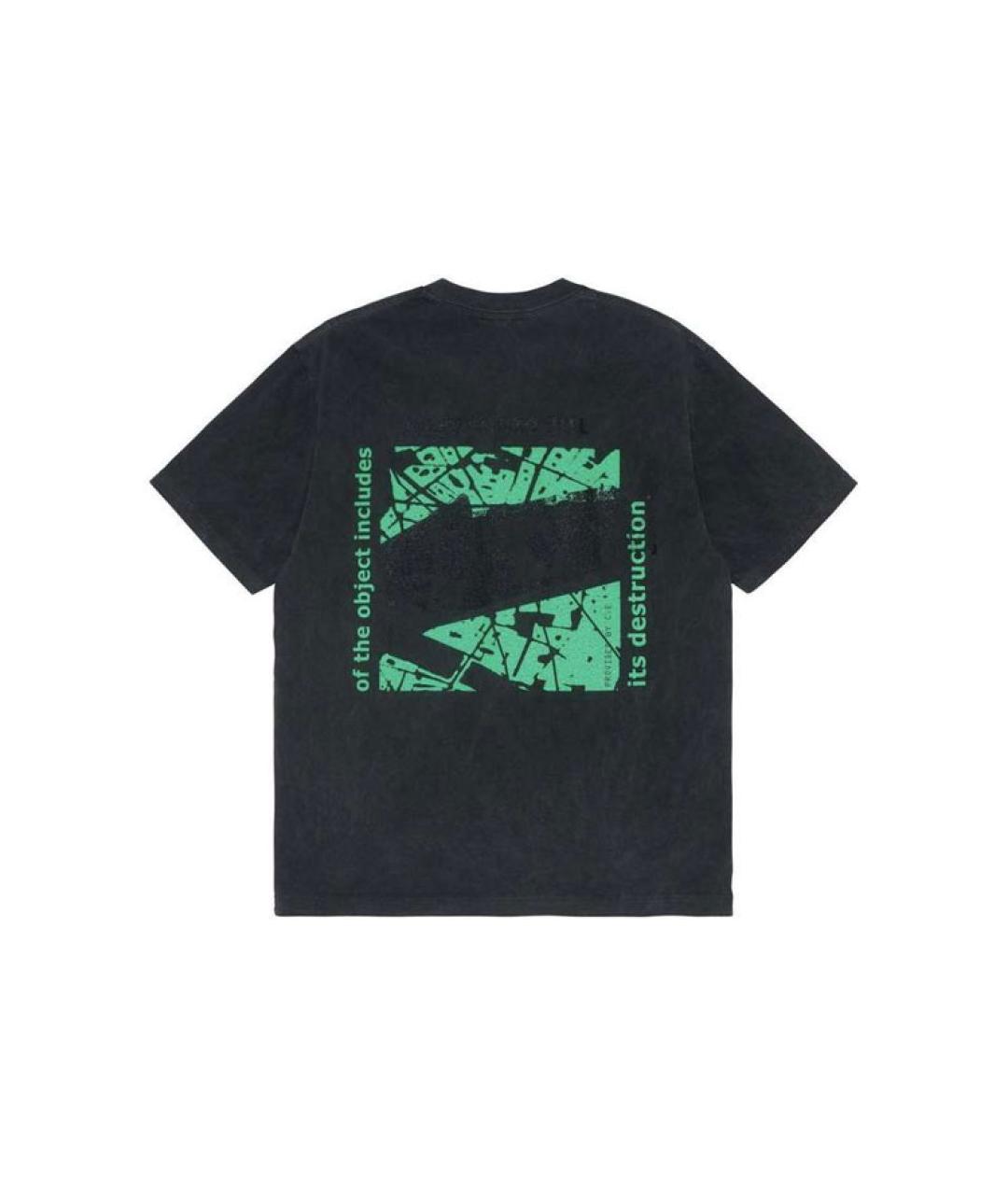 CAV EMPT Черная хлопковая футболка, фото 2