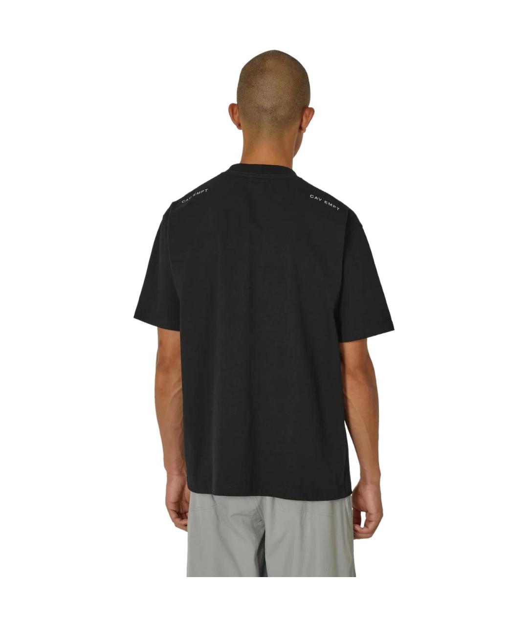 CAV EMPT Черная хлопковая футболка, фото 3