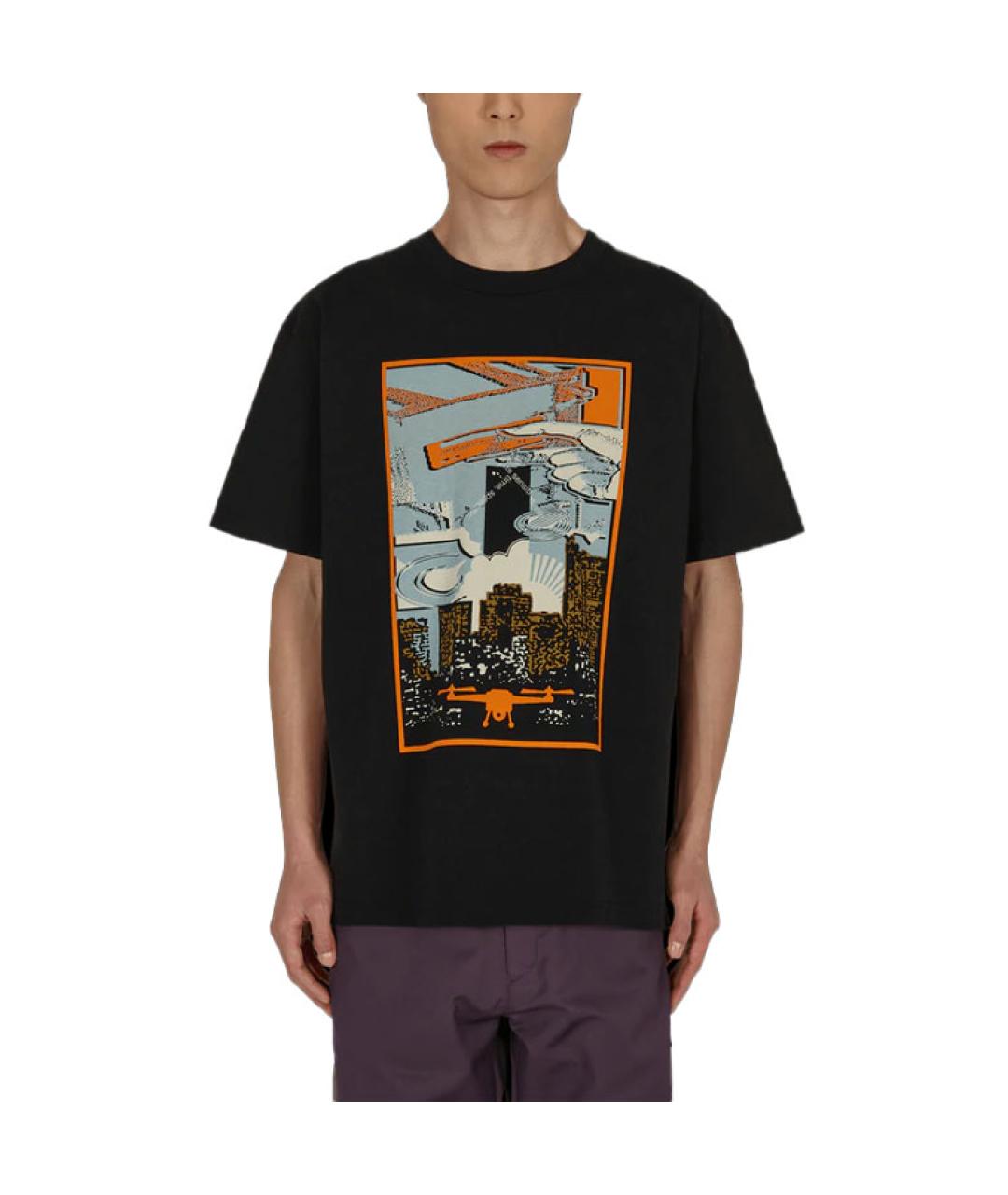CAV EMPT Черная хлопковая футболка, фото 3