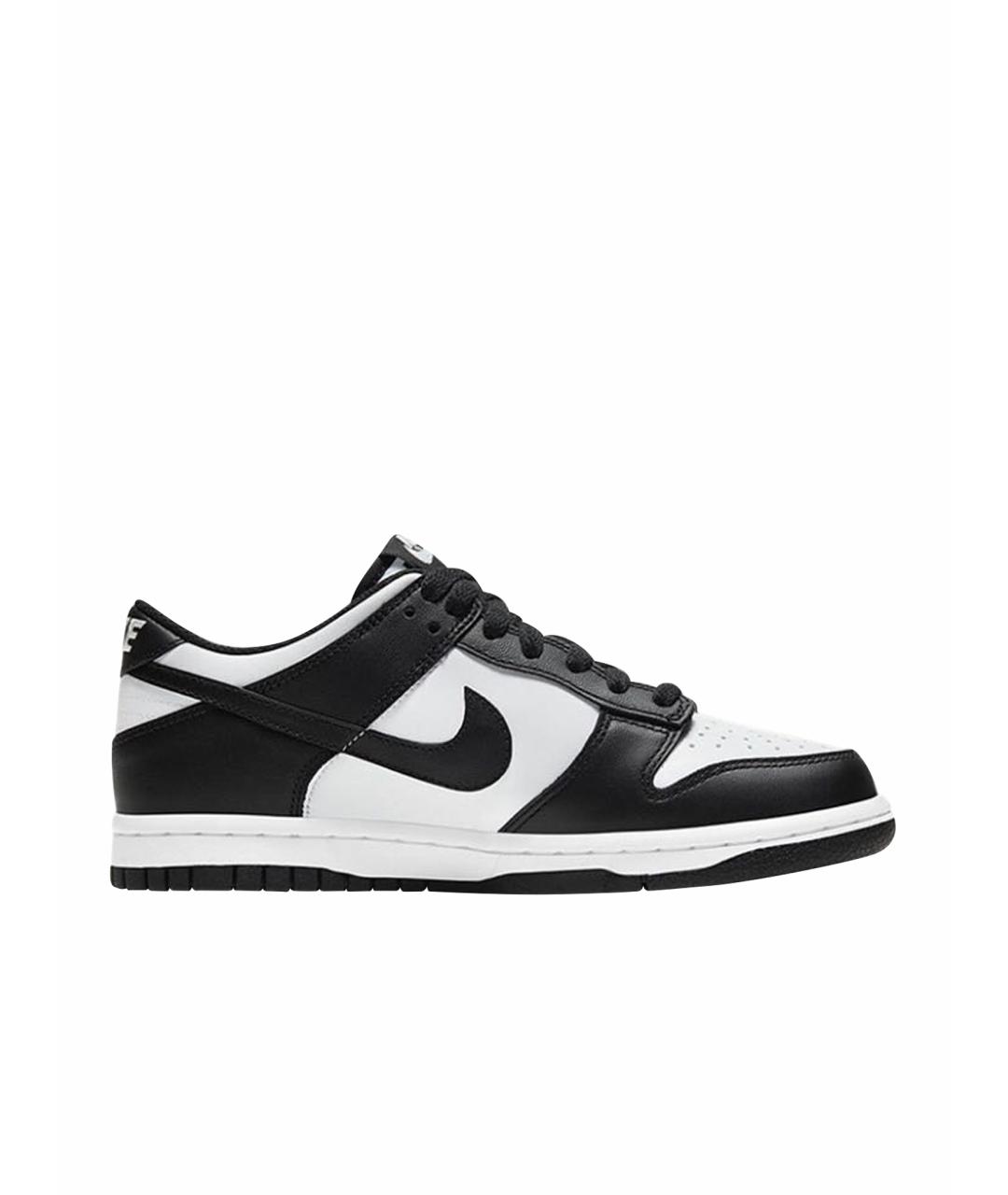 NIKE Черные кожаные кеды, фото 1