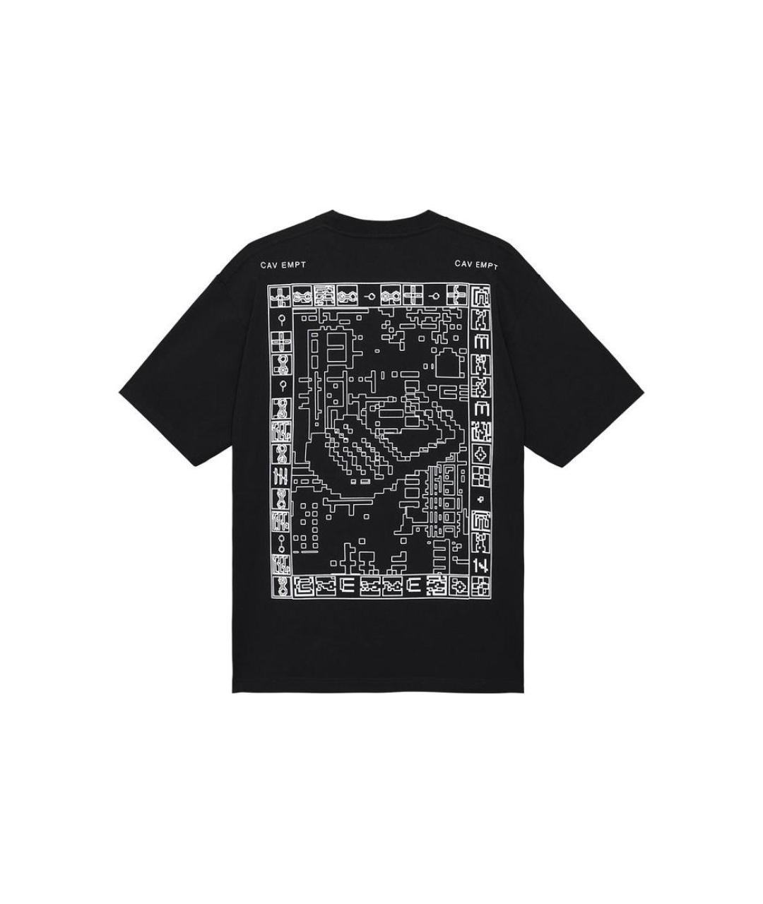 CAV EMPT Черная хлопковая футболка, фото 2