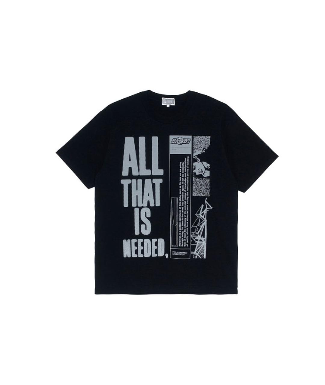 CAV EMPT Черная хлопковая футболка, фото 1