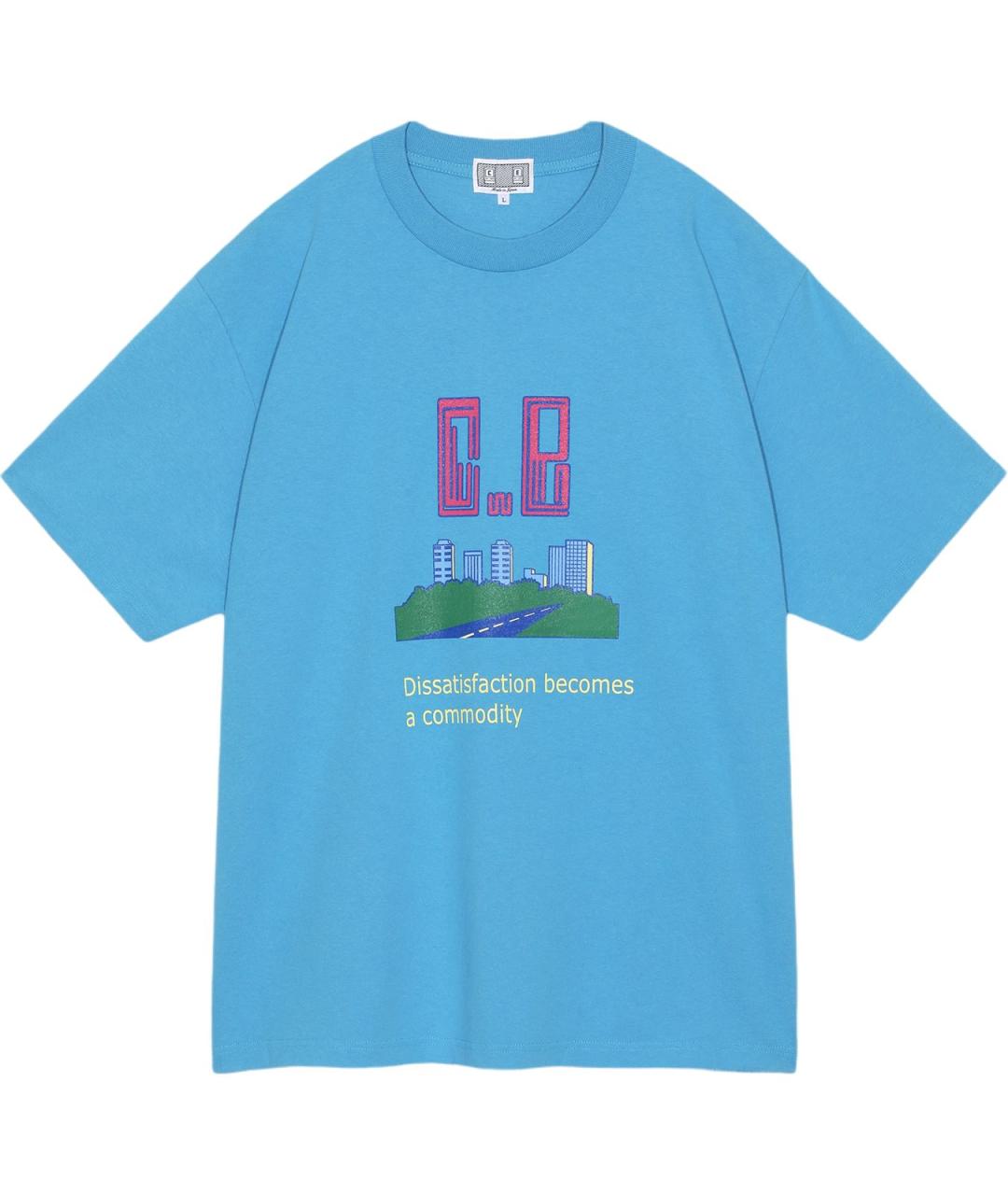 CAV EMPT Синяя хлопковая футболка, фото 1
