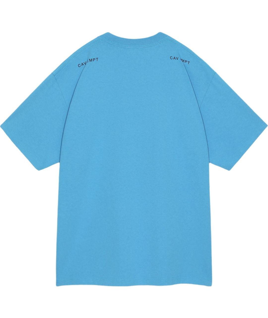 CAV EMPT Синяя хлопковая футболка, фото 2
