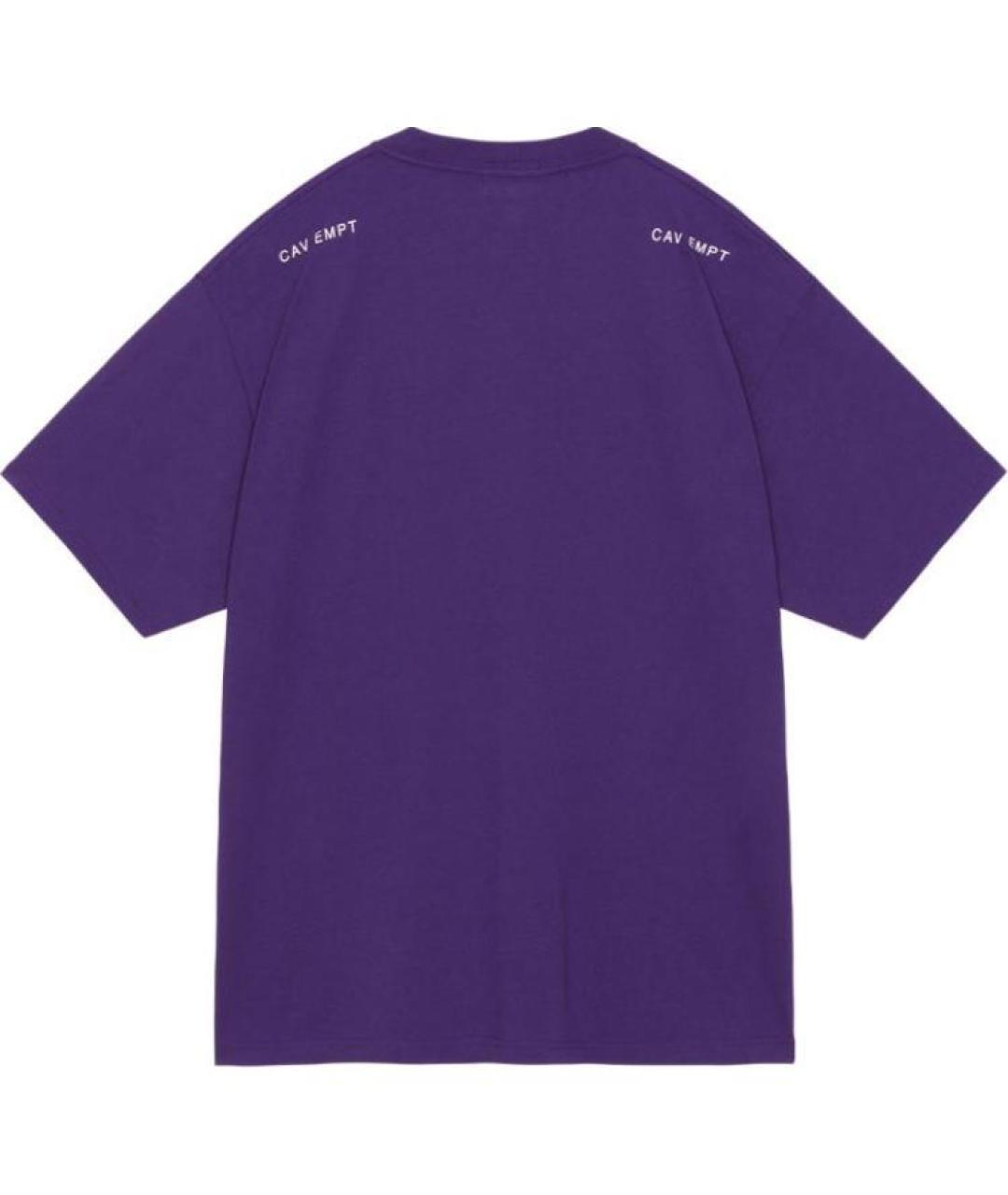 CAV EMPT Фиолетовая хлопковая футболка, фото 2