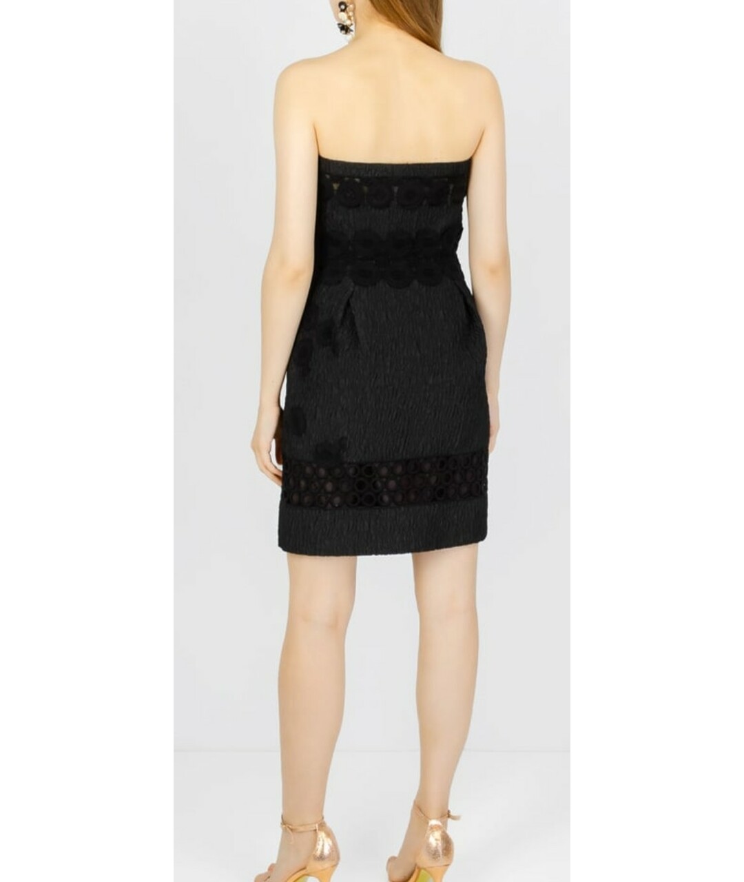 PHILOSOPHY DI ALBERTA FERRETTI Черное платье, фото 3