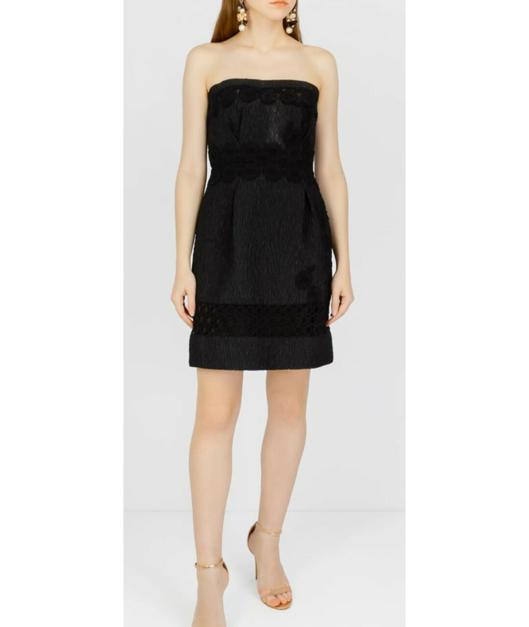 PHILOSOPHY DI ALBERTA FERRETTI Черное платье, фото 2