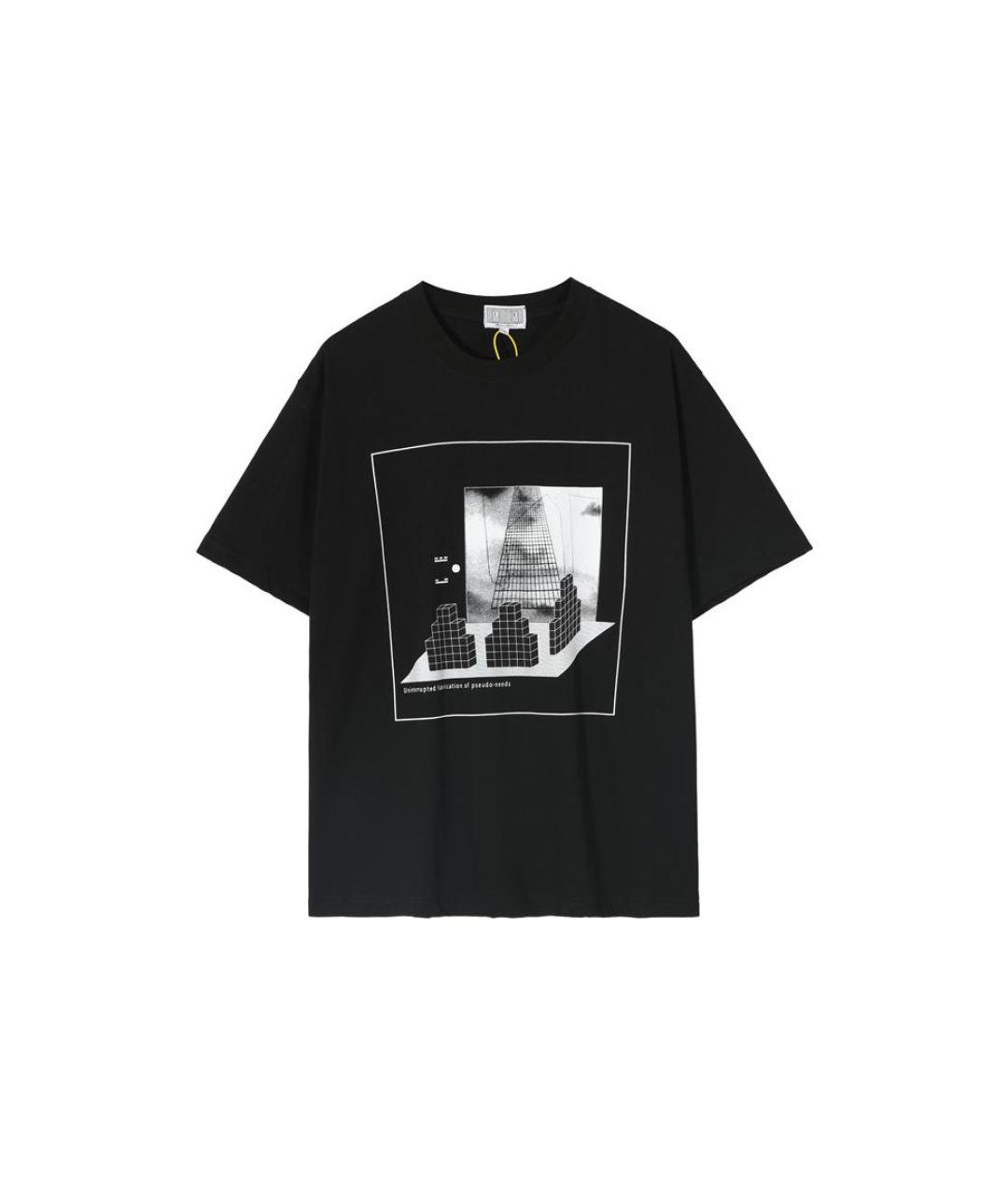 CAV EMPT Черная хлопковая футболка, фото 1