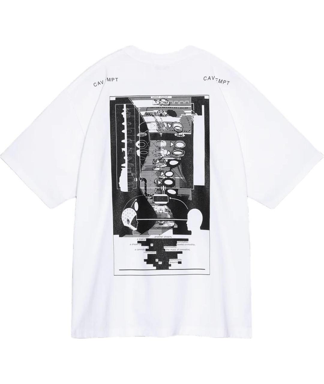 CAV EMPT Белая хлопковая футболка, фото 2