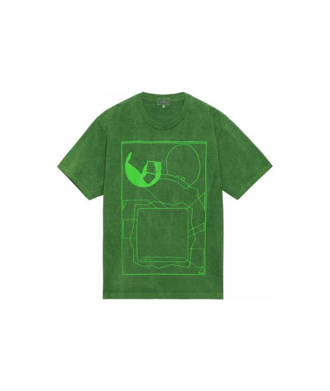 CAV EMPT Зеленая хлопковая футболка, фото 1