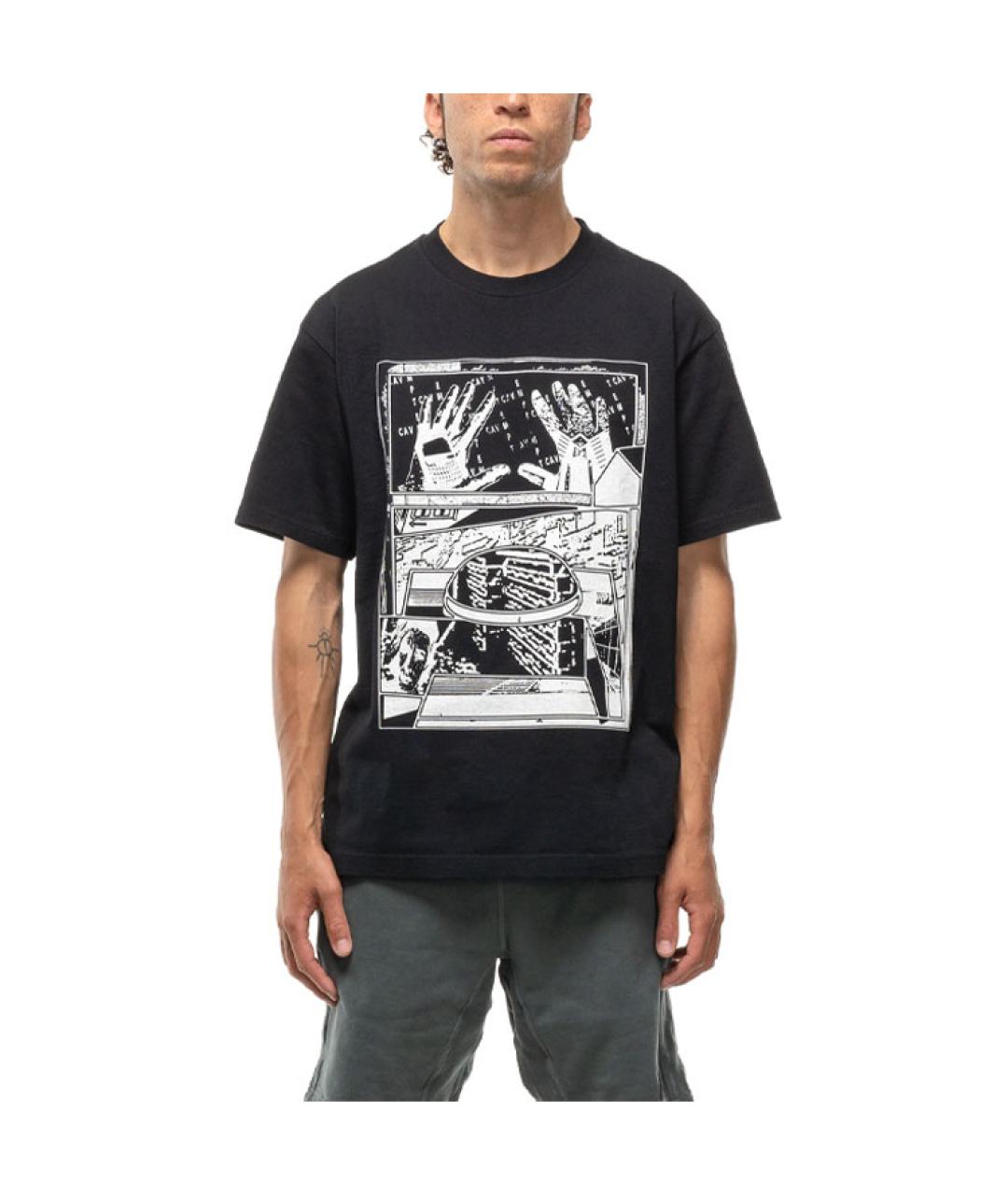CAV EMPT Черная хлопковая футболка, фото 4