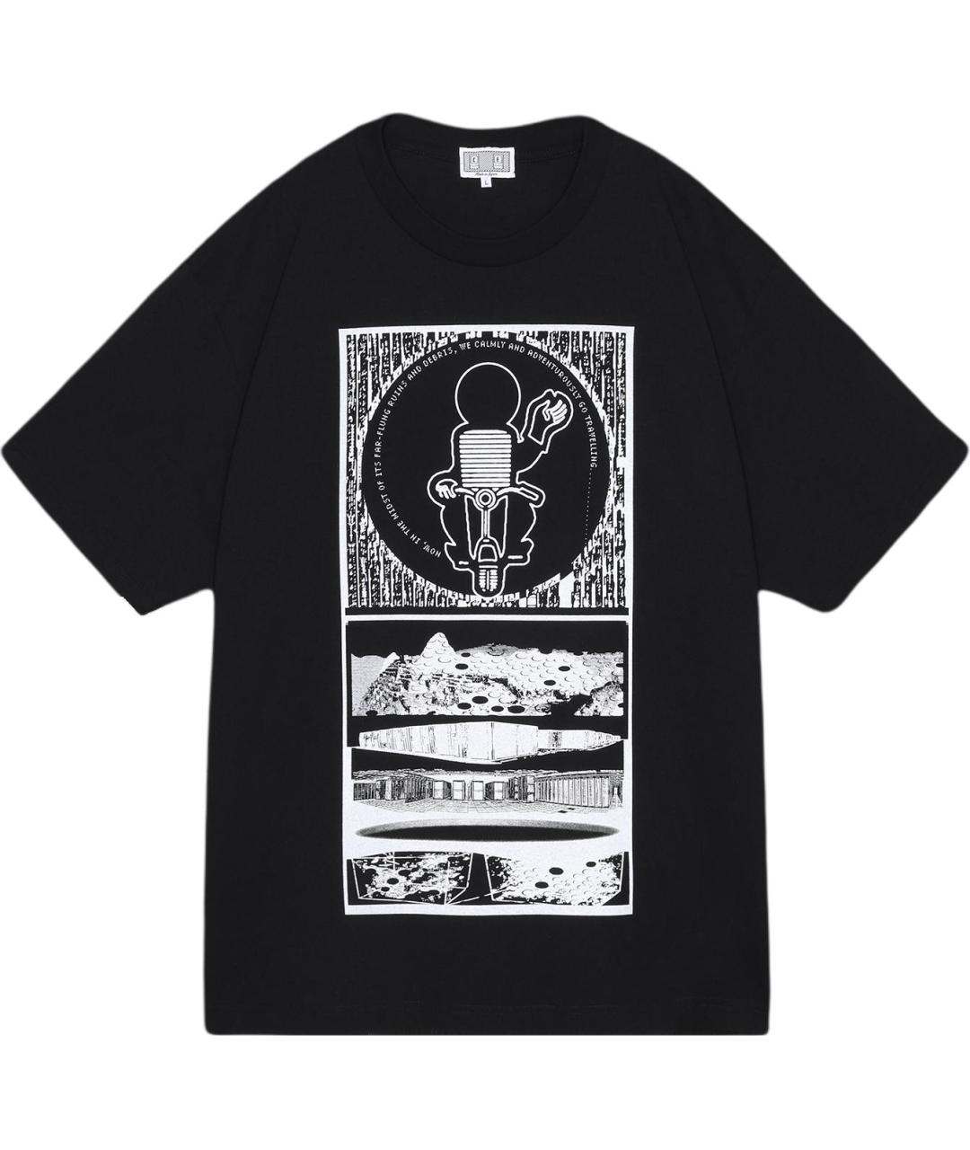 CAV EMPT Черная хлопковая футболка, фото 1