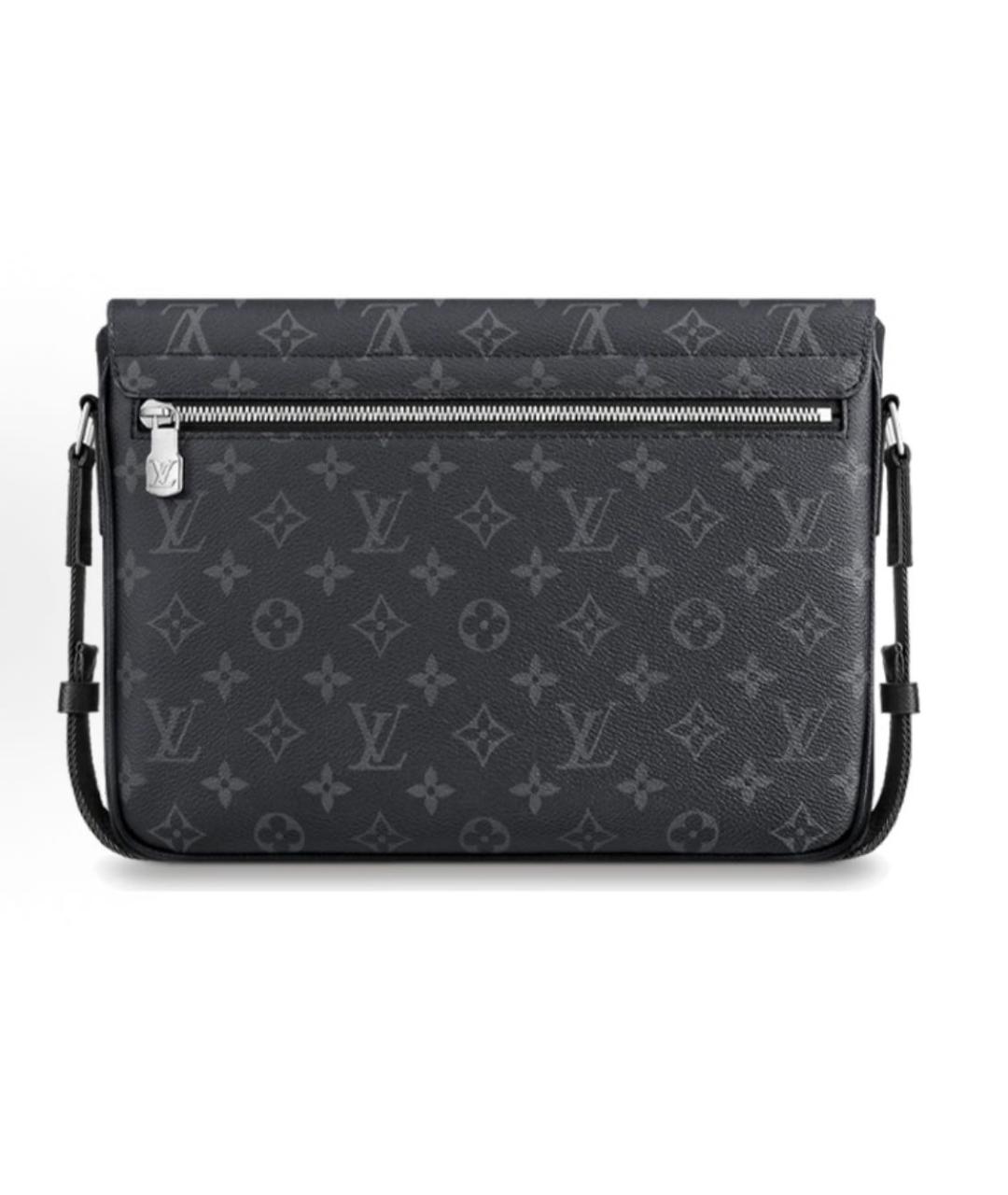 LOUIS VUITTON Антрацитовая сумка на плечо, фото 4