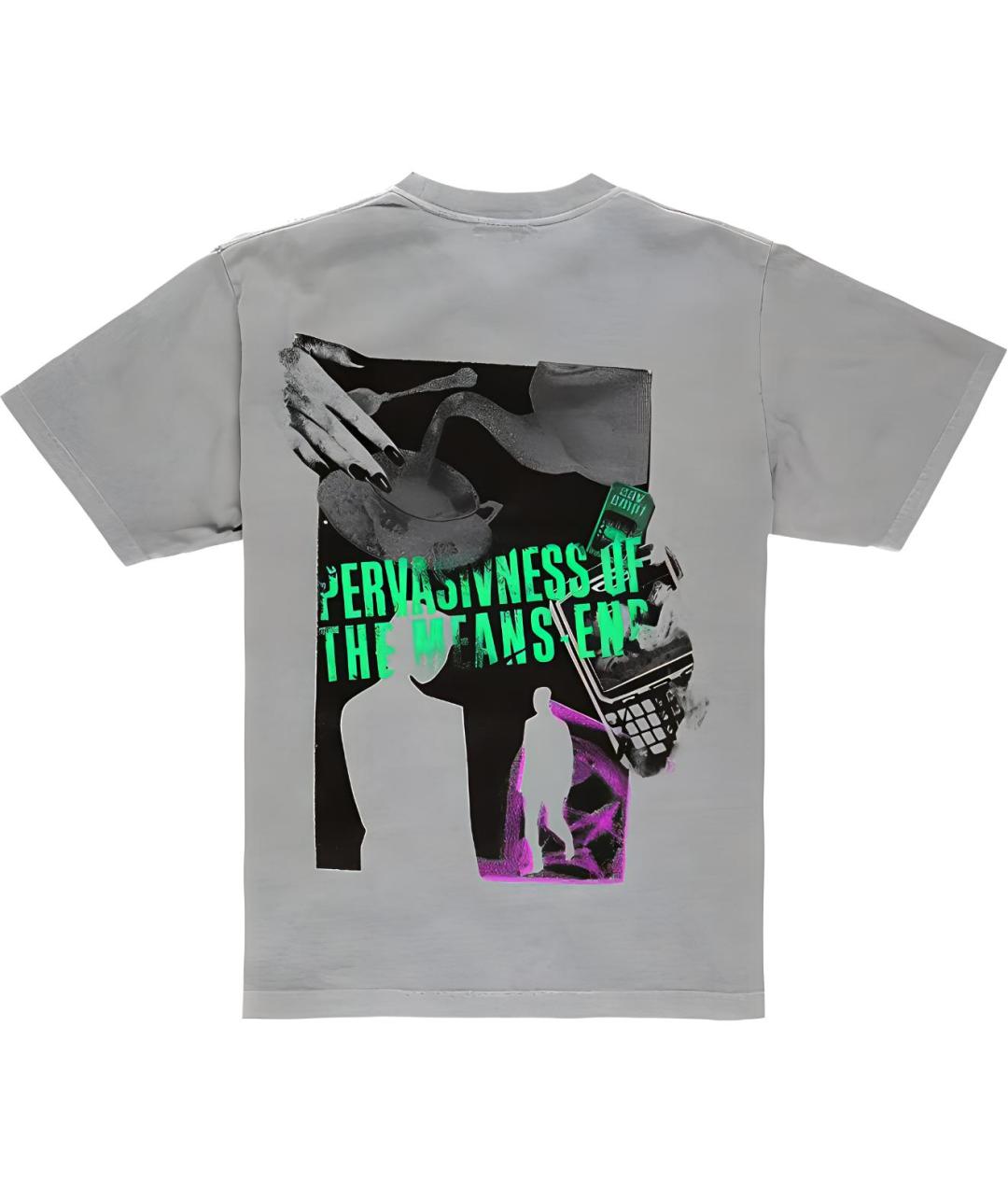 CAV EMPT Серая хлопковая футболка, фото 2