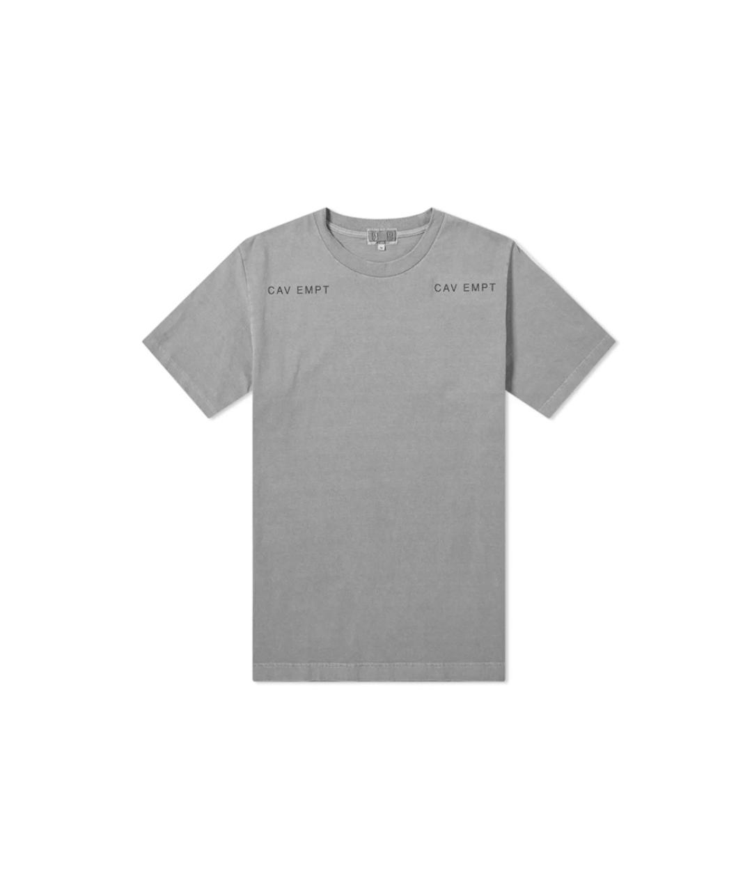 CAV EMPT Серая хлопковая футболка, фото 1