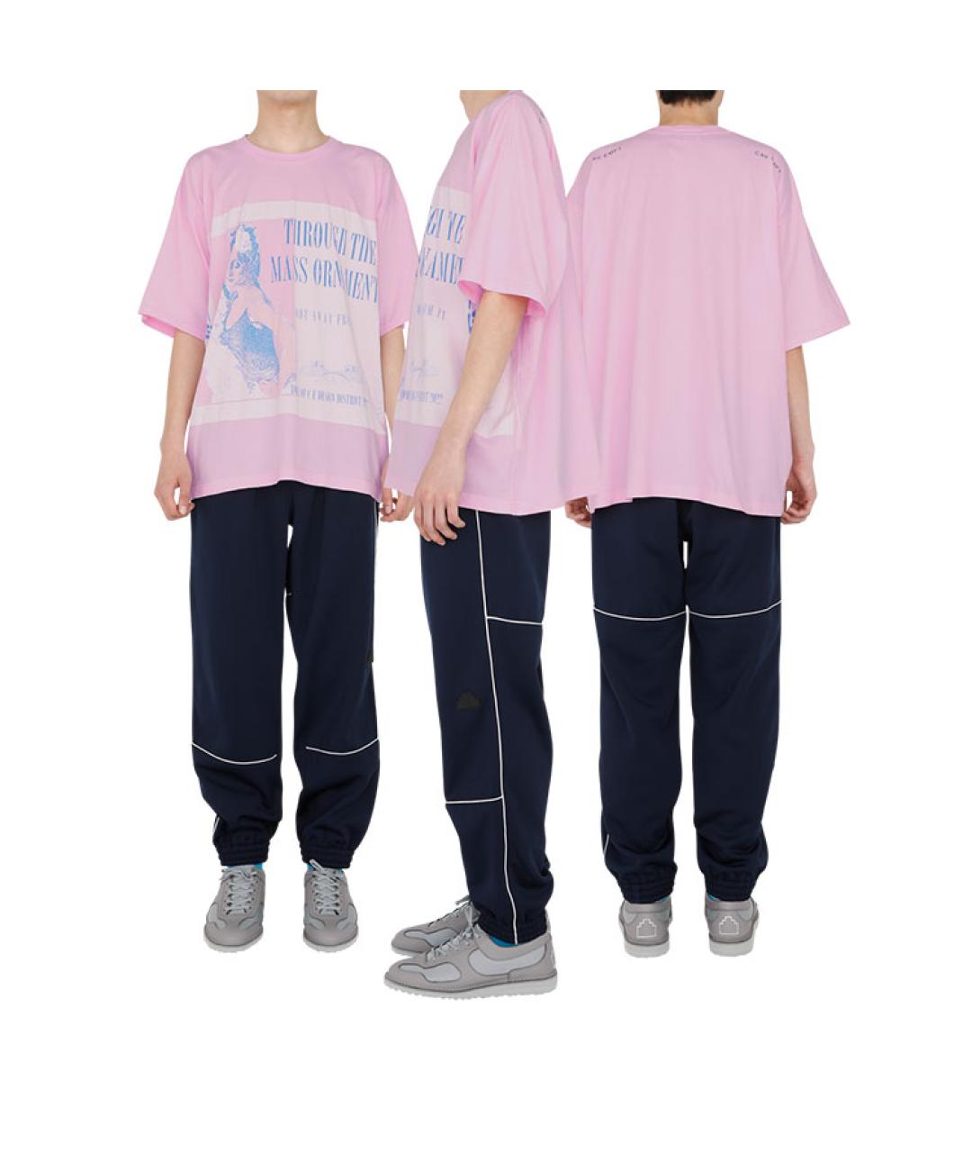 CAV EMPT Розовая хлопковая футболка, фото 3