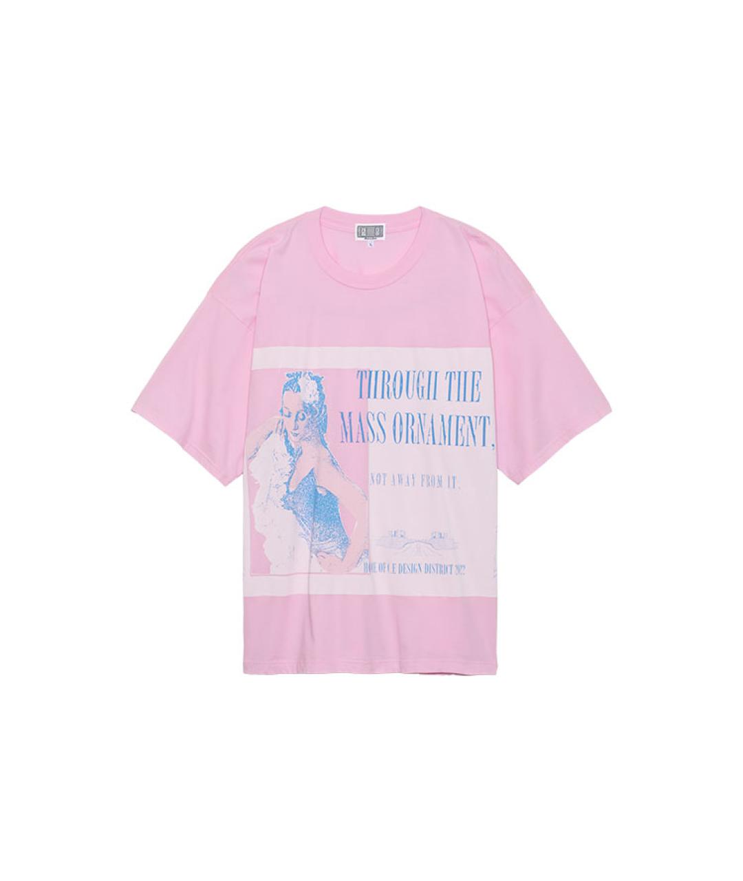 CAV EMPT Розовая хлопковая футболка, фото 1