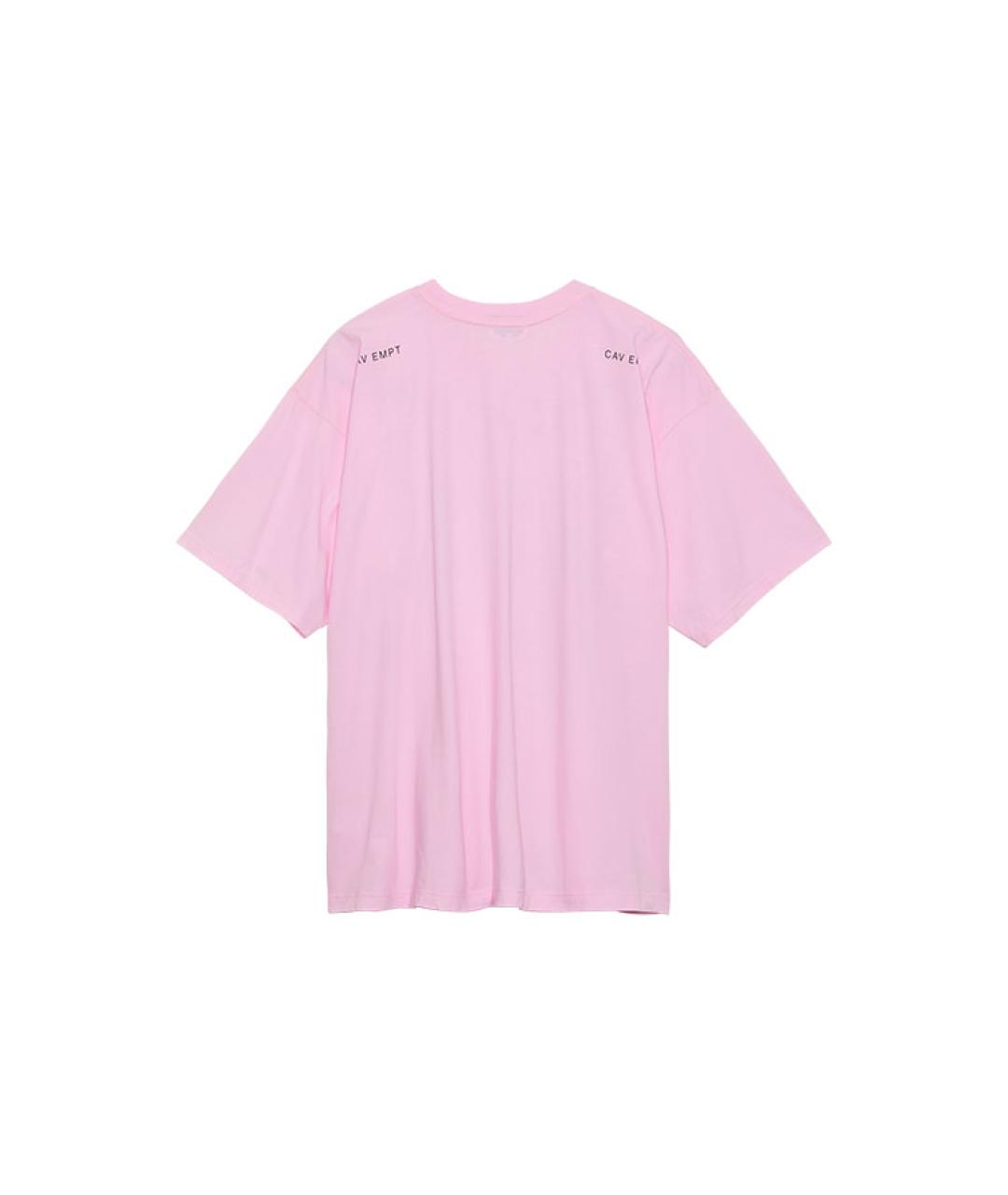 CAV EMPT Розовая хлопковая футболка, фото 2