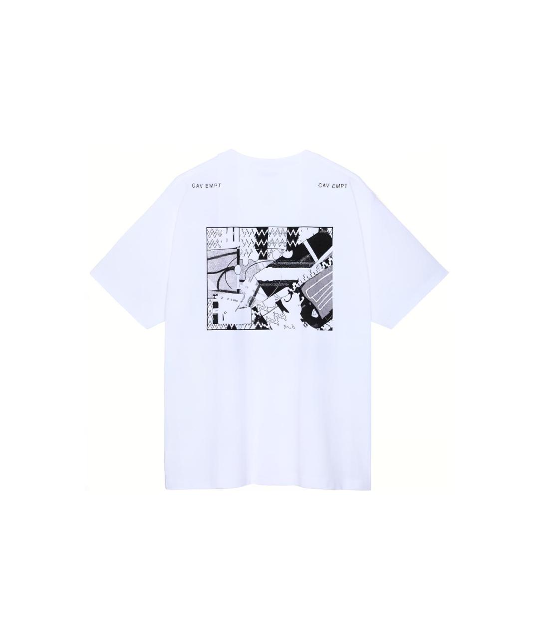 CAV EMPT Белая хлопковая футболка, фото 2